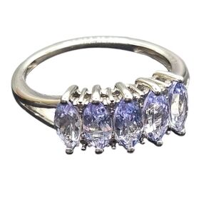 Tanzanite 5 Stone Ring